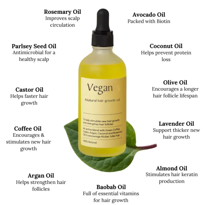 Houdini Natural Vegan Hair Growth Oils